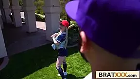 Petite Rookie Baseball Babe Pounded by Her Horny Coach