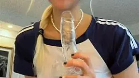 stranger catches me masturbating then offers his thick cock