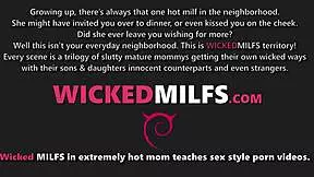 stepmom giving novice some intimate sex education 😈