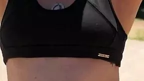 Sadira hotwife walks on the beach with cum on her face - check the full scene on red rapidihas erotikaxxx