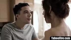 Vile Step-Sons, Take Care Of Your Depressed Stepmom With Double Penetration