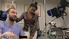 nurse miss mars gives patient hitachi sessions