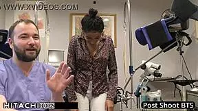 nurse miss mars gives patient hitachi sessions