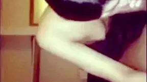 indian desi teen girl subtly gives blowjob to boyfriend in nude video call