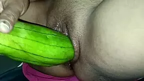 Fucking my chubby neighbor doggy style roughly with monster cock in tight pussy