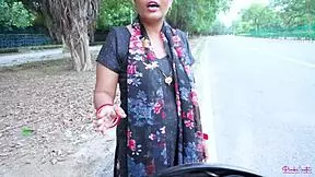 indian desi prostitute bhabhi deals fuck with client on road fucked doggystyle hindi audio