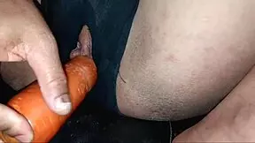Fucking my chubby neighbor doggy style roughly with monster cock in tight pussy