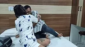 Beautiful Indian natural tits girl Sudipa getting wild on her lover.