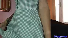 Pov Teen 18+ Sucks Cock for Lucky Senior in Closeup View