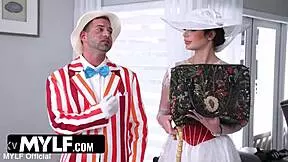 Mylf Naughty Nanny Turns Rebellious Household into Depraved Fuck Fest in Mary Poppins Parody.