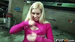 I'm Fucking A Gorgeous Blonde Teen In Outdoor Pov