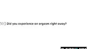 australian teen holly day masturbates to orgasm after interview