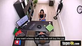 she offered her perky titties for a car loan and got fucked