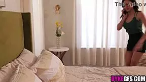 Young lesbian cares for her injured lover with passionate pussy licking