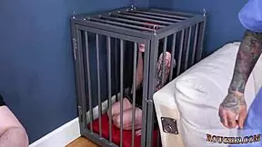 Goth girl bound in extreme bondage for anal training