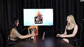 Watch this naughty interview with Vivan Lola and Vitória Beatriz in Porn Cast Brazil!