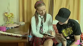 Mira z gets creampied by milo p during hard cowgirl fuck session