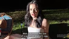 hunt4k teen 18+ chloe heart is SEDUCED and taken in public in front of her bf