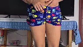 is my neighbor really a slut spraying milk on my dick?