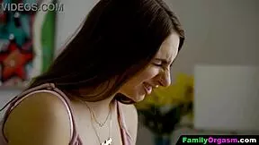 Cute girl secretly cheats with her friend's stepdad