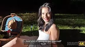 hunt4k teen 18+ chloe heart is SEDUCED and taken in public in front of her bf