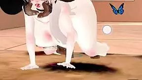 Kaori receives her good dose of cock -imvu