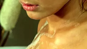 Natally gold gets hard fucked by a big dick in her bathtub