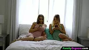 Cute girl secretly cheats with her friend's stepdad