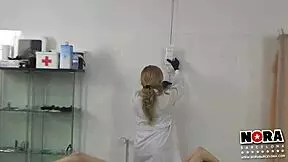 Nora Barcelona's kinky medical appointment turns into intense BDSM