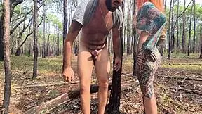 ruiva gostosa starts exhibitionism on the trail, but does it end in wild outdoor sex?