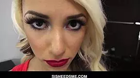 Blonde skinny teen 18+ stepsis hime marie gets fucked hard by her pervy stepbrother pov