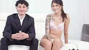 In this video, the elegant myke jones enraptures charlotte mae in a hot intimate scene