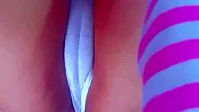 A Real College Couple Gets Caught in Their Dorm During a POV Scene. They Continue Despite Being Discovered.