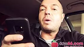 horny german blonde banged in public by random date?