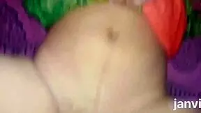 step brother made his step sister jerk his dick in the kitchen and then fucked her, oh man!