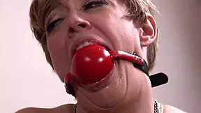 Stepmom's date fucks teen in bondage