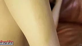 Emma gets her pussy fingered and gives footjob