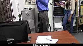 Black Shoplifter Sucks Officer's Cock to Avoid Trouble