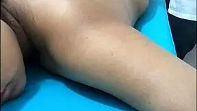 You are my slave damn whore the massage therapist has a banquet touching my buttocks with oil