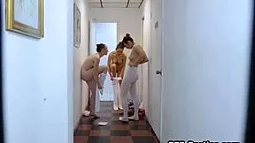 Ballerinas chat about blowing instructor's thick dick