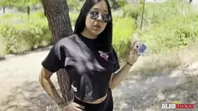 is this virgin teen 18+ ready for her first casting blowjob?