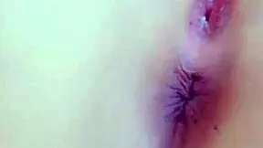 they put it in her ass, preparing the student for anal