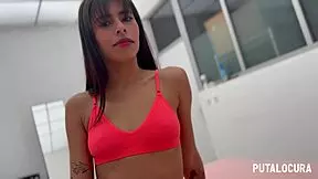 putalocura - torbe se corre en el co�o de la sexy teen latina mells blanco