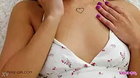 pretty brunette teen 18+ is horny.