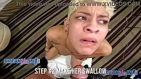 Remi Dolce's only anal scene, black blonde teen