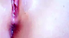 they put it in her ass, preparing the student for anal