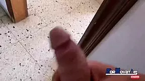 Young Latina rides Victor Bloom's cock wildly in Barcelona!