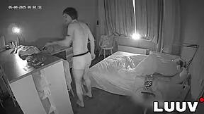 i luuv watchin the young 18+ couple do missionary sex at 5 am in their bedroom