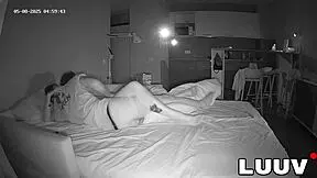 i luuv watchin the young 18+ couple do missionary sex at 5 am in their bedroom