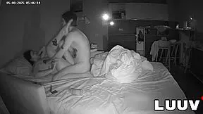 i luuv watchin the young 18+ couple do missionary sex at 5 am in their bedroom